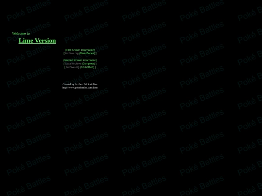amber/lime screenshot