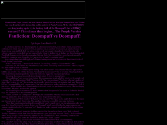 amber/purple/PurpleFanFic screenshot