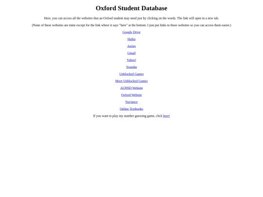 Database/Database screenshot