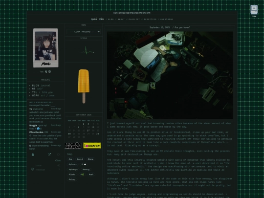 blog screenshot