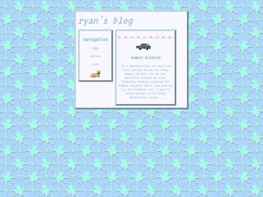blog screenshot