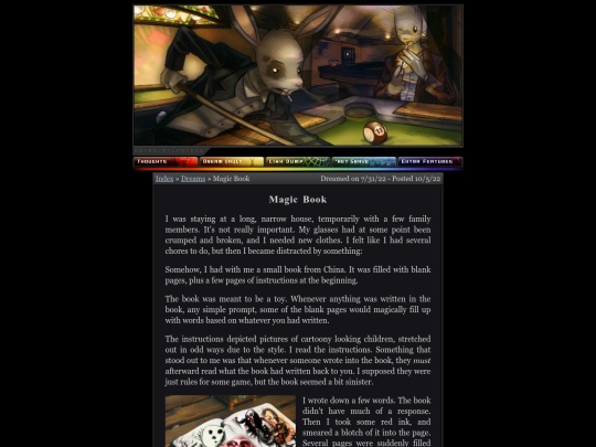 dreams/magicbook screenshot