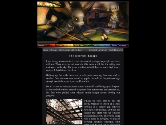 dreams/zombieroom screenshot