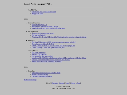 extras/1994/latest-news screenshot