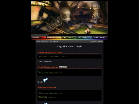 extras/code-style screenshot