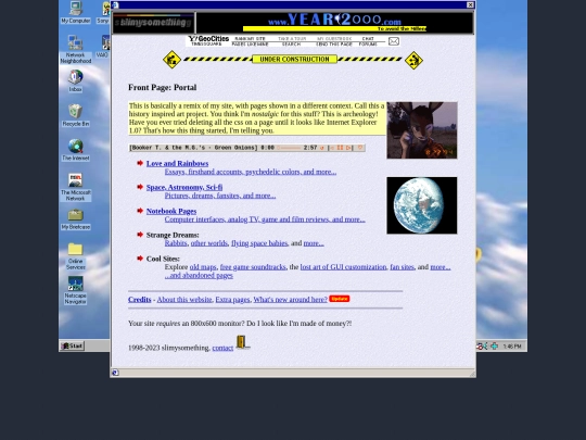 extras/geocities screenshot