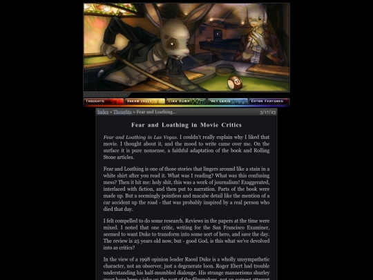 thoughts/fearnloathing screenshot