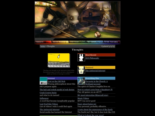 thoughts screenshot