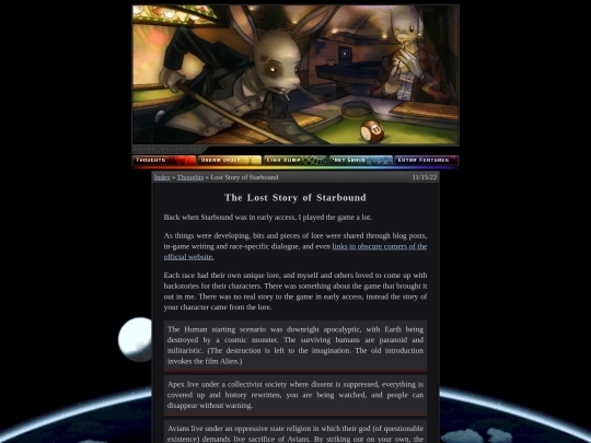 thoughts/starbound screenshot