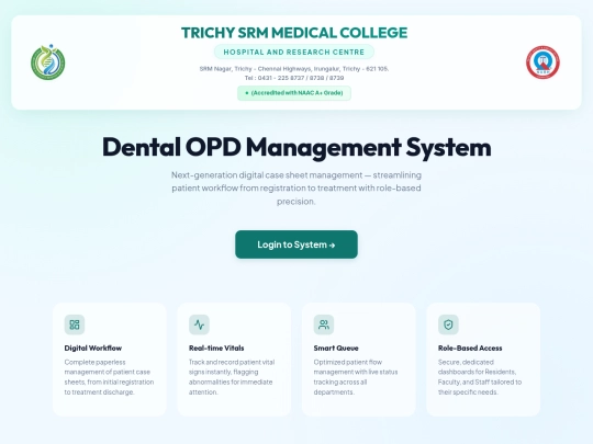 Srm Trichy Dental screenshot