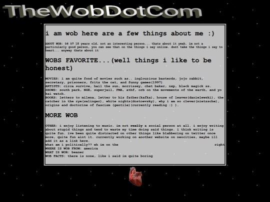 aboutme screenshot