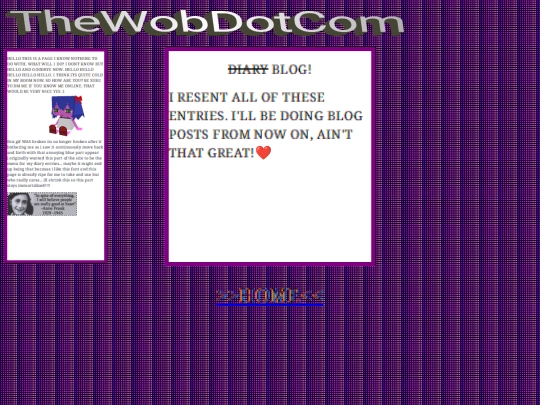 diary screenshot
