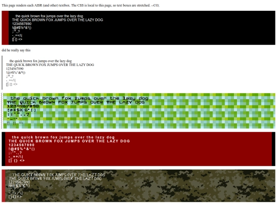 testing/textboxes screenshot