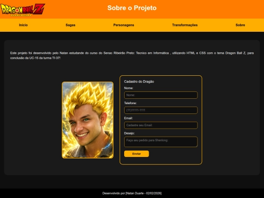 sobre screenshot