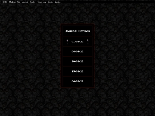 journal screenshot