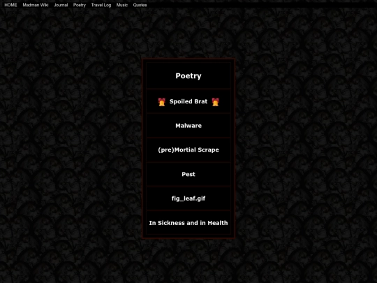 poetry screenshot