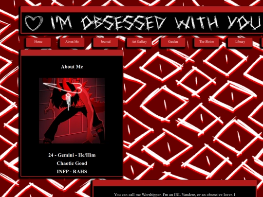 aboutme screenshot