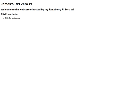 webserver screenshot