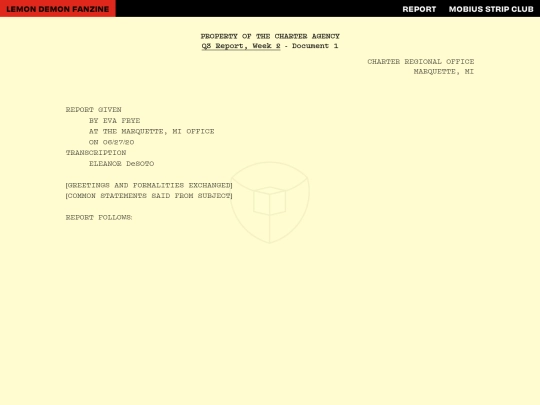 report/1 screenshot
