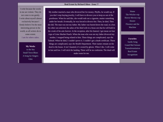 Poems/realestate screenshot