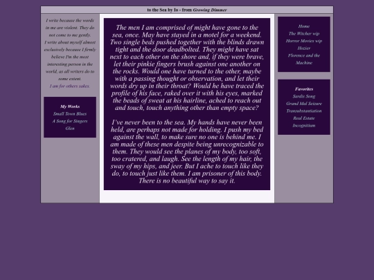 Poems/tothesea screenshot