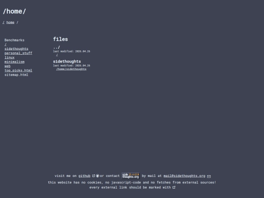 home screenshot
