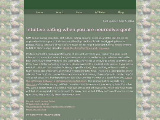 Blog/Intuitiveeating screenshot