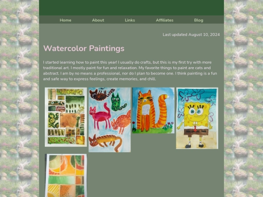 Blog/watercolor screenshot