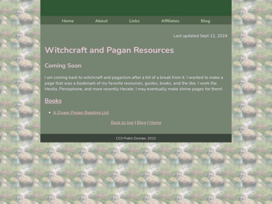 Blog/witchcraftresources screenshot