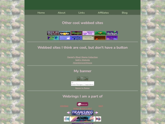 affiliates screenshot