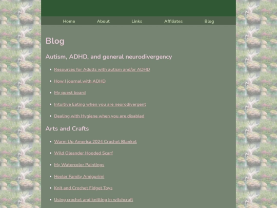 blog screenshot