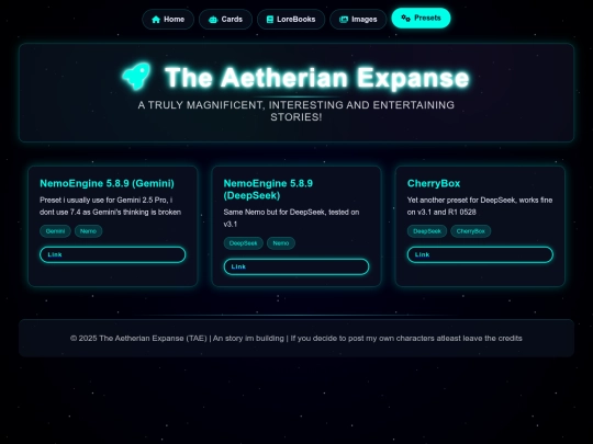 presets screenshot