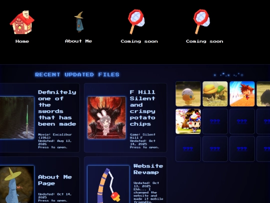 index screenshot