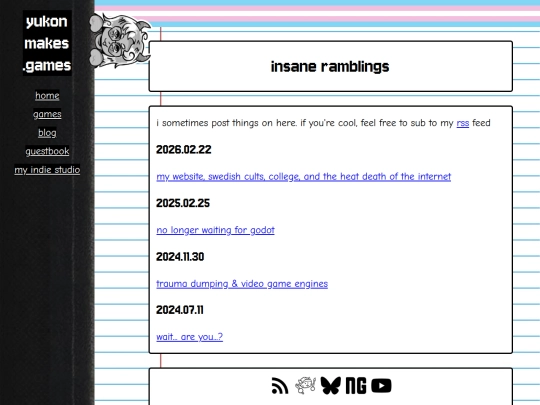 blog screenshot