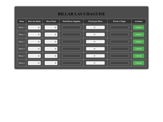 Billar screenshot