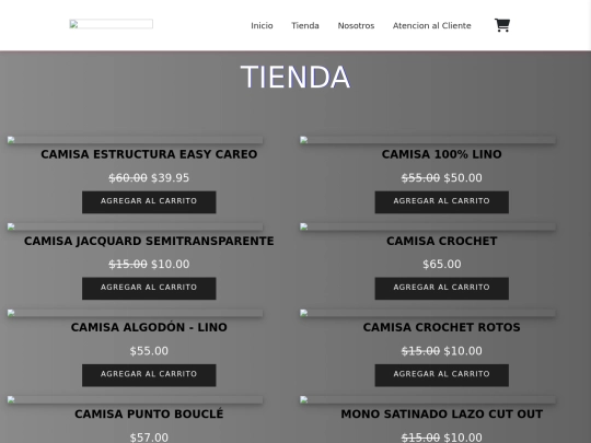 tienda screenshot