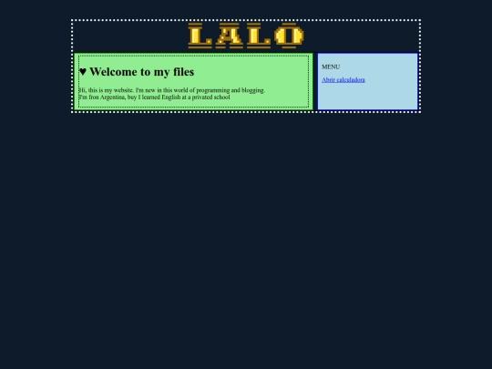 index screenshot