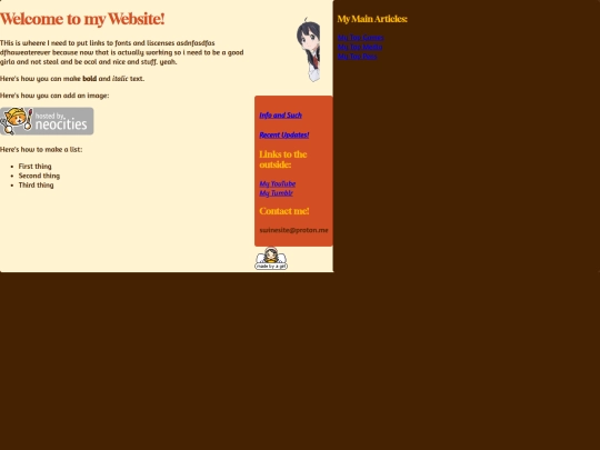 Info screenshot