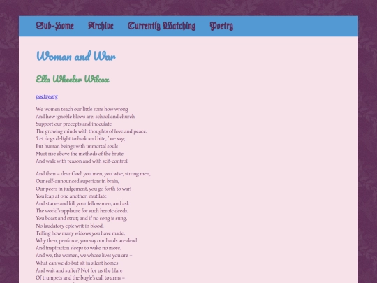 Media/poetry/woman-and-war screenshot