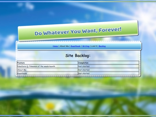 backlog screenshot