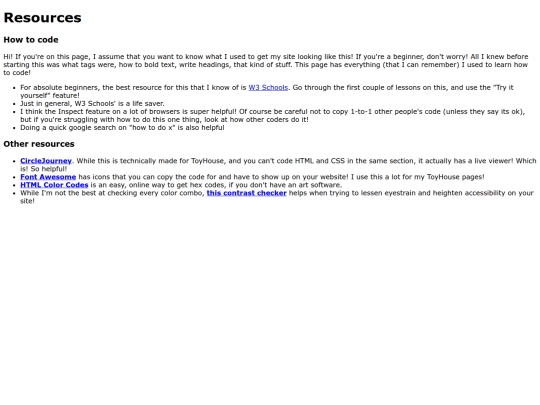 resources screenshot