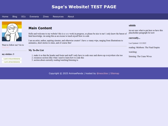 test screenshot