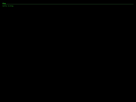 blog screenshot