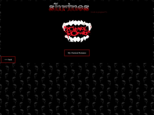 shrinespage screenshot