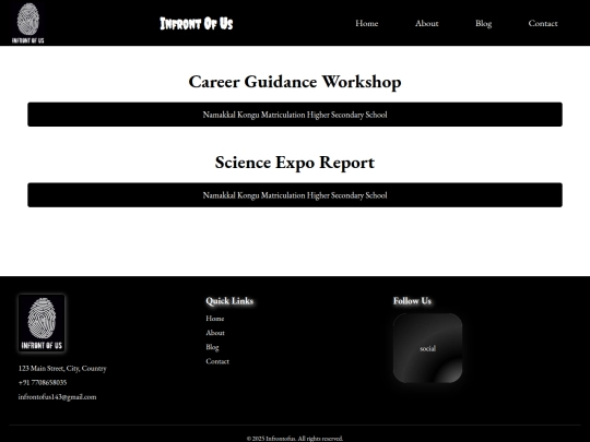 infrontofus/blog screenshot