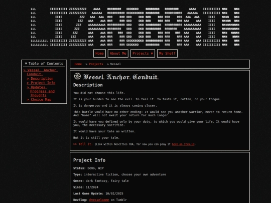 projects/vessel screenshot