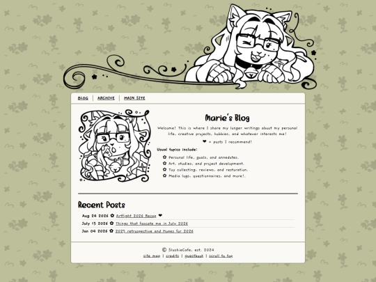 blog screenshot