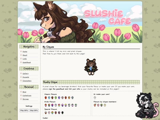 cliques screenshot