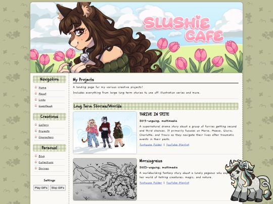 projects screenshot