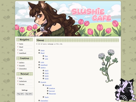 sitemap screenshot